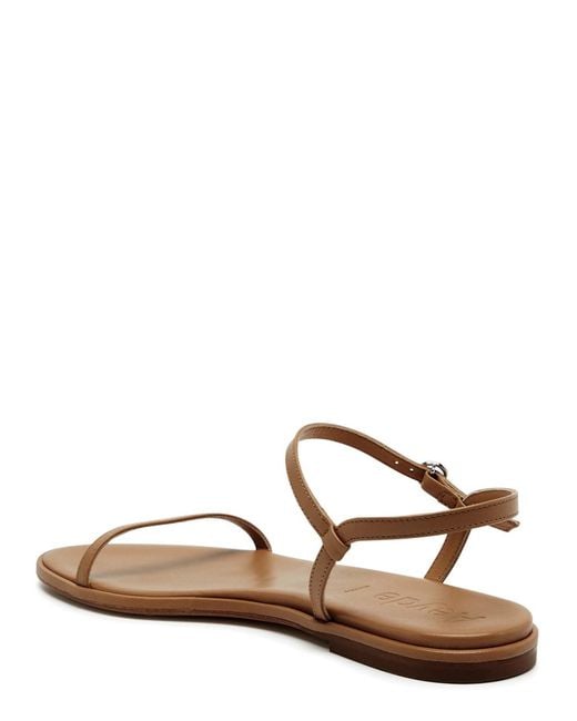 Aeyde White Nettie Leather Sandals