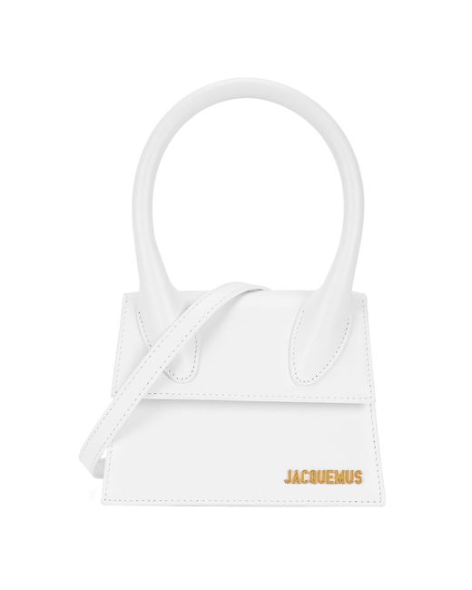 Jacquemus White Le Chiquito Moyen Top Handle Bag, Bag