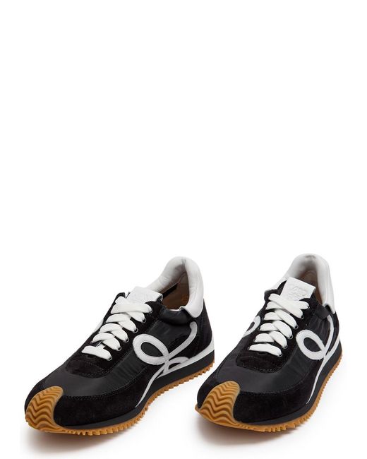 Loewe Black Flow Runner Panelled Sneakers