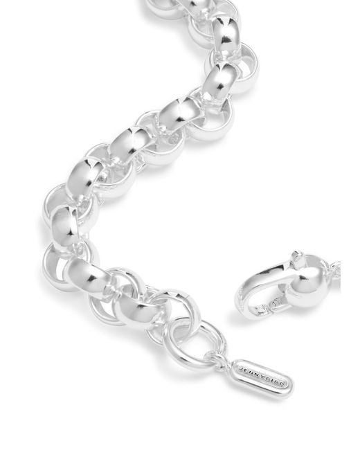 Jenny Bird White Rodin Chain Necklace