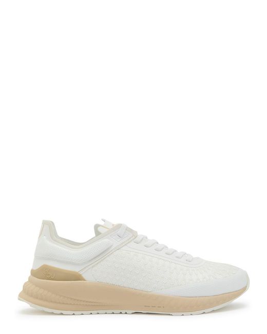 Now You Live White Yp 305 Performance Mesh Sneakers