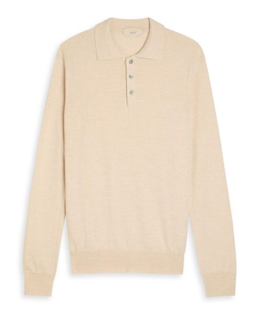 Aurélien Natural Wool Polo Shirt for men