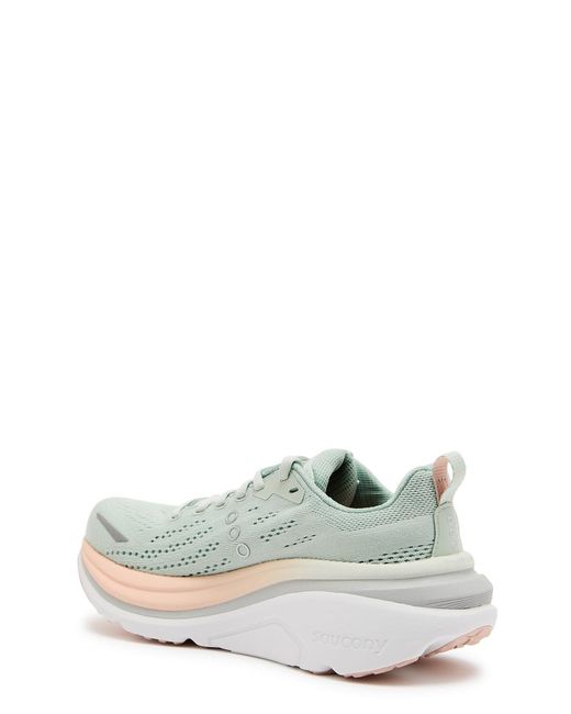 Saucony Blue Hurricane 25 Mesh-Knit Sneakers