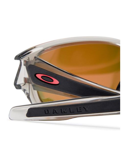 Oakley Orange Turbine Wrap-Around Sunglasses for men