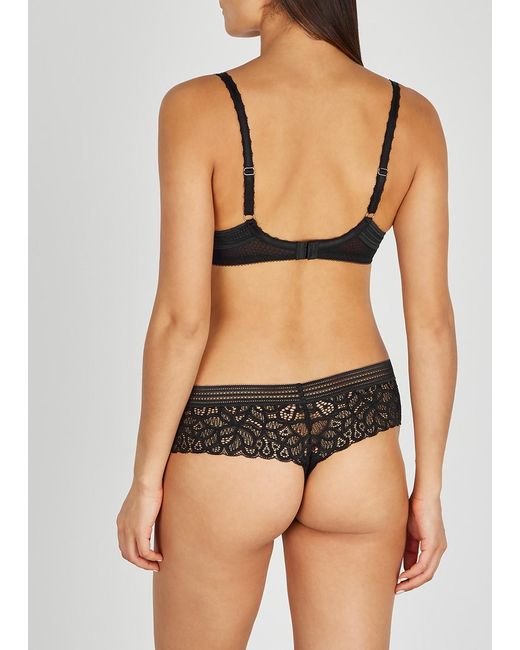 Wacoal Black Raffine Lace Underwired Bra