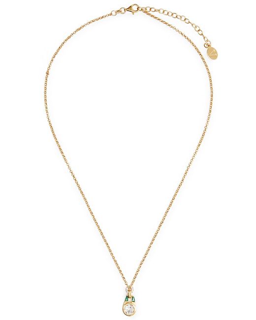 V By Laura Vann Green The Olive 18kt Gold Vermeil Necklace