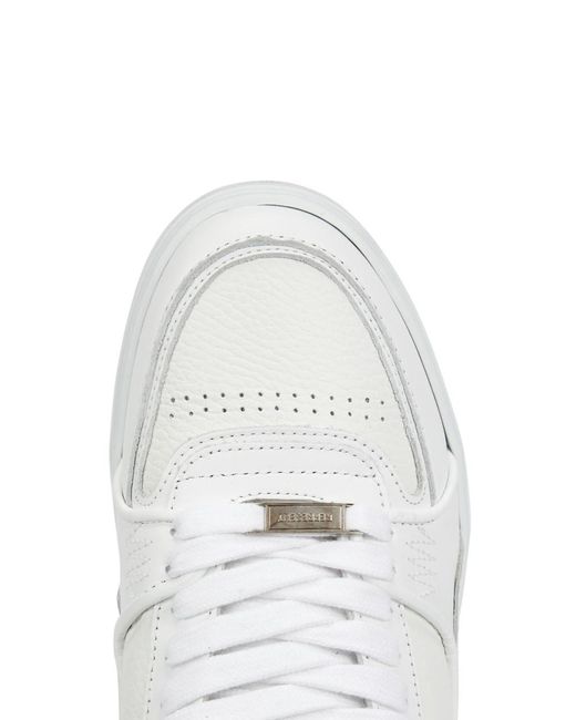 Represent White Apex Panelled Leather Sneakers, Sneakers, , Lace-up for men