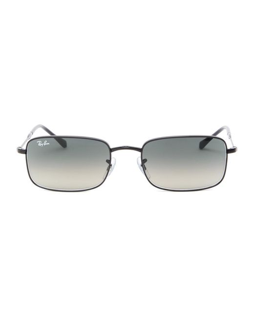Ray-Ban Rectangle-Frame Sunglasses in Black for Men | Lyst UK