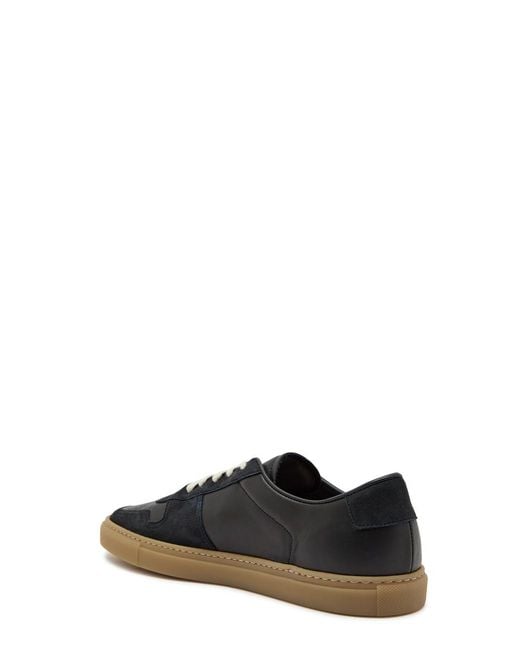 Common Projects Black Bball Panelled Leather Sneakers for men