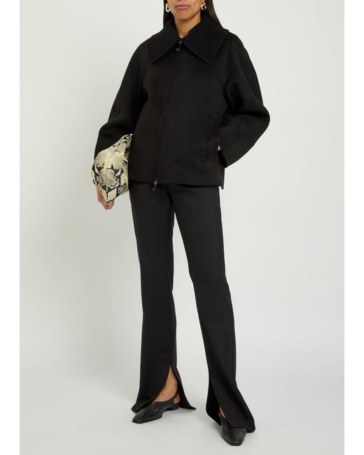 Joseph Black Cooksey Wool And Cashmere-Blend Jacket