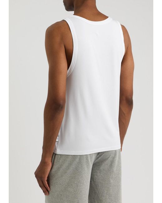CHE White Stretch-Jersey Tank for men
