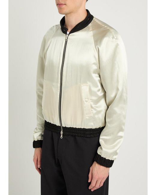 Dries Van Noten Black Rankles Reversible Floral-Jacquard Woven Jacket for men