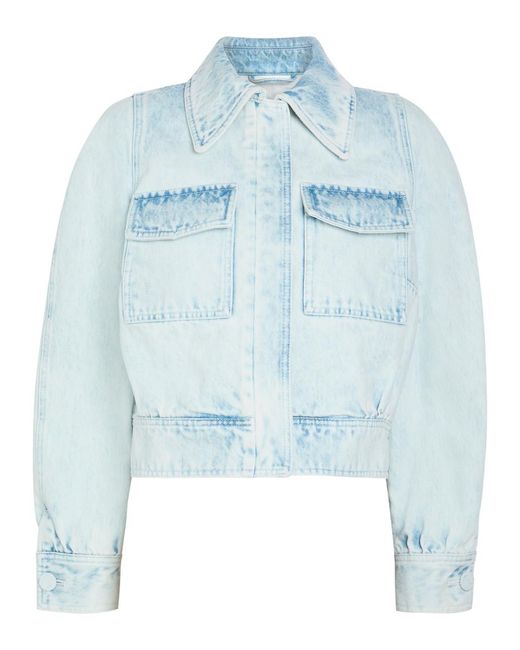 Dries Van Noten Blue Vistam Washed Denim Jacket