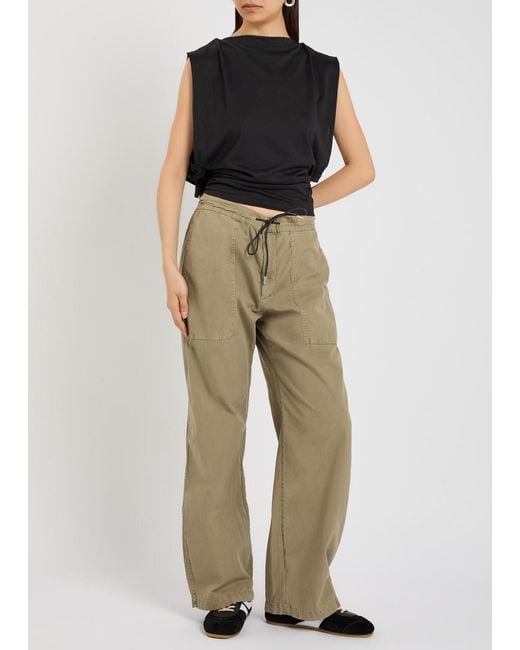 FRAME Natural The Gallery Straight-Leg Trousers