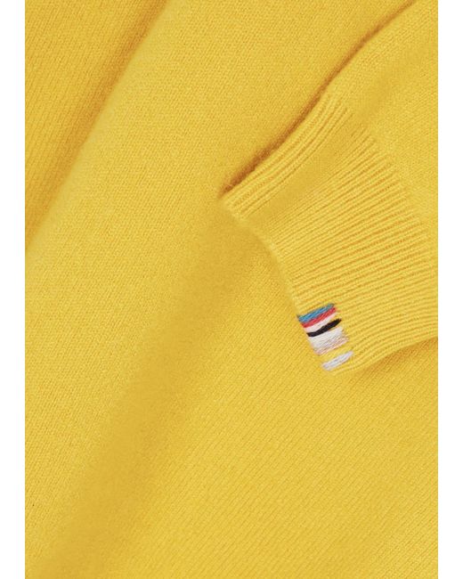 Extreme Cashmere Yellow N°98 Kid Cashmere-blend Jumper