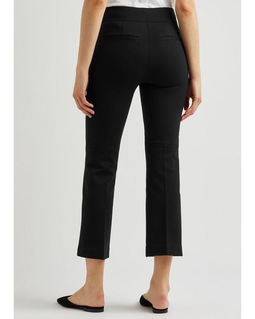 Spanx Black The Perfect Pant Kick-flare Stretch-jersey Trousers