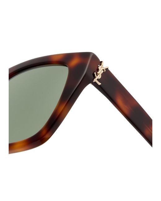 Saint Laurent Multicolor Oversized Square-Frame Designer Sunglasses