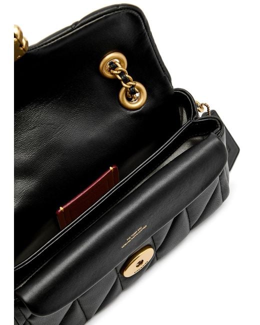 COACH Black Tabby 20 Quilted Leather Shoulder Bag