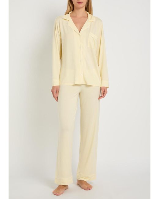 Eberjey Natural Gisele Jersey Pyjama Set