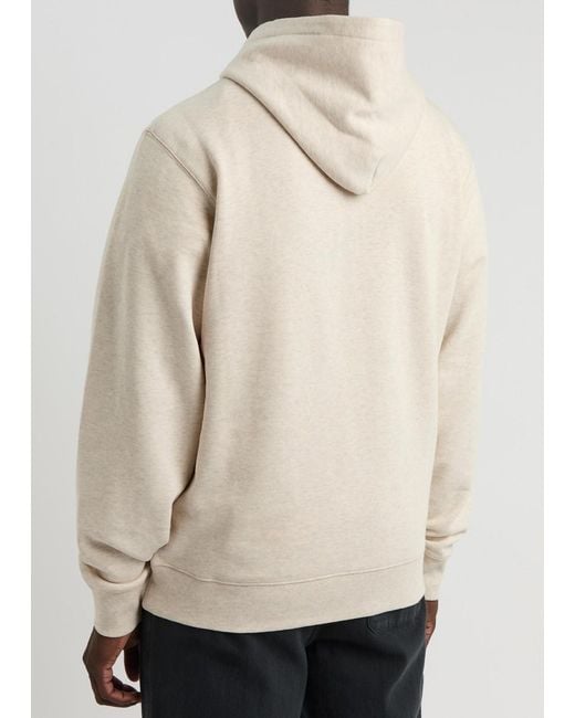 BBCICECREAM Natural Arch Logo Hooded Cotton Sweatshirt for men