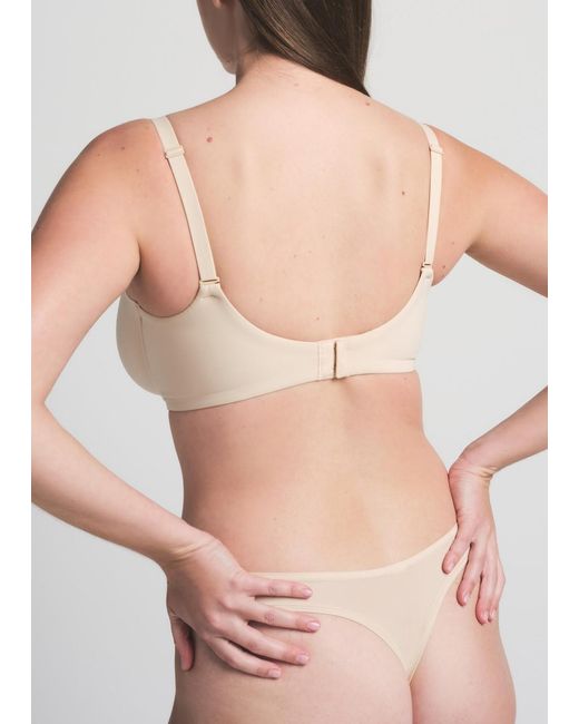 Skims Natural Unlined Stretch-Jersey Demi Bra