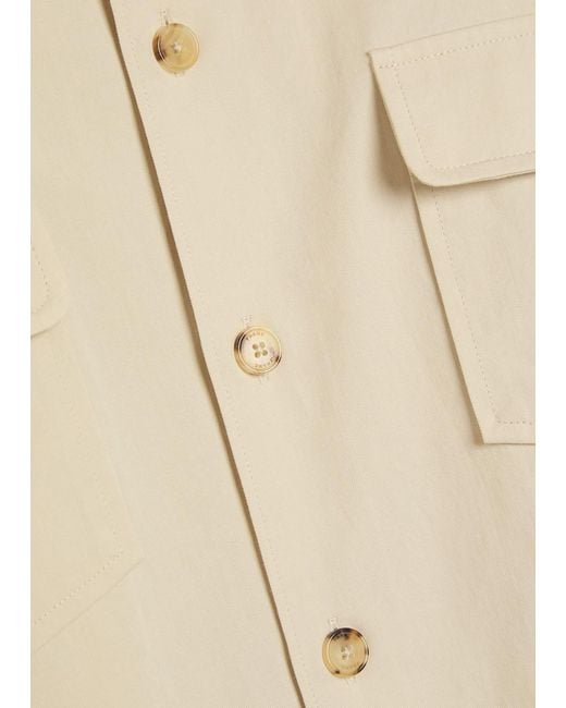 FRAME Natural Cotton Overshirt for men