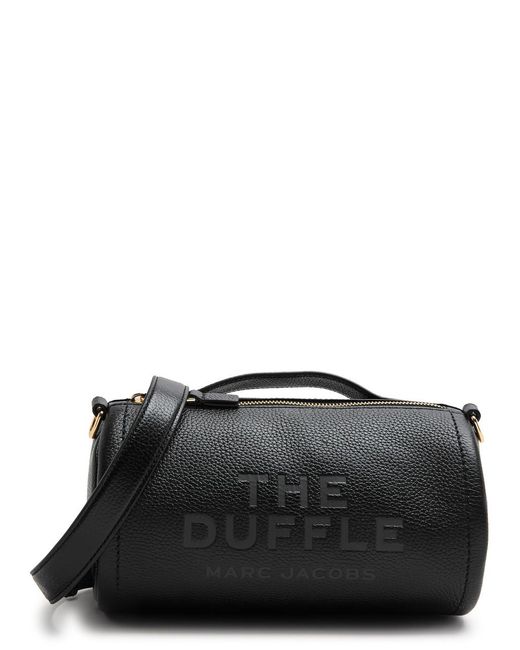 Marc Jacobs Black The Duffle Leather Shoulder Bag