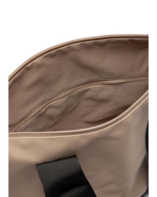 Rains Black Rush Waterproof Tote