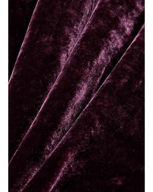 Eileen Fisher Purple Velvet Top