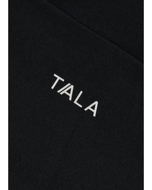 Tala Black Skinluxe Stretch-Jersey Skort