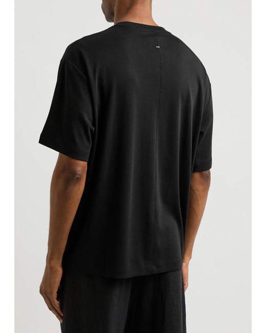 Rag & Bone Black Cliff Jersey T-Shirt for men