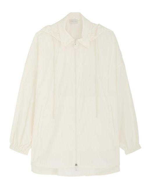 Moncler White Hooded Shell Shirt