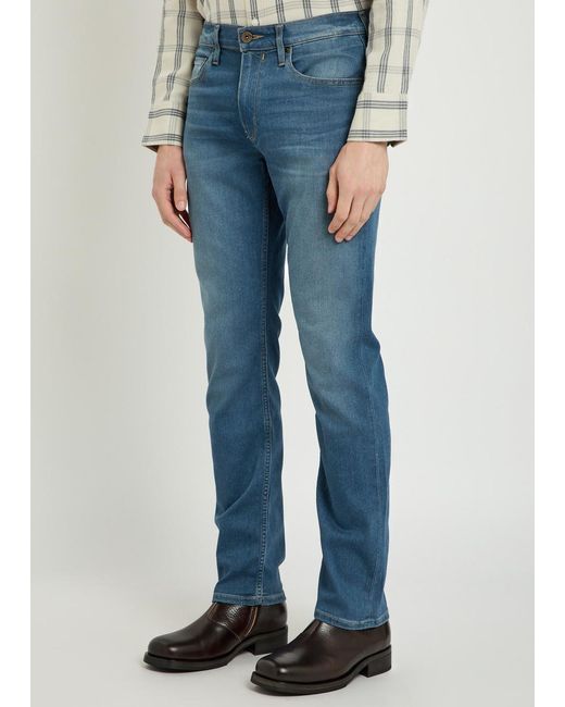 PAIGE Blue Normandie Straight-Leg Jeans for men