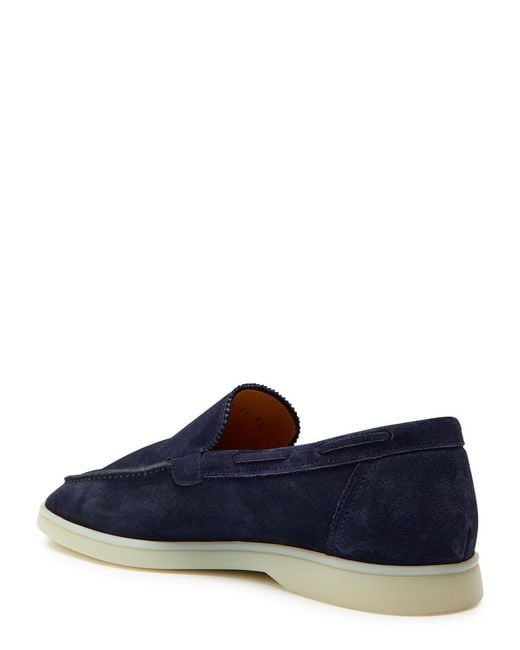 Aurélien Blue Yacht Suede Loafers for men
