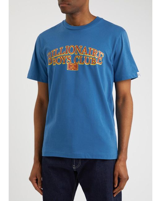 BBCICECREAM Blue Scholars Logo-print Cotton T-shirt for men