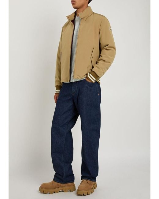 Moncler Natural Reversible Padded Woven Bomber Jacket for men