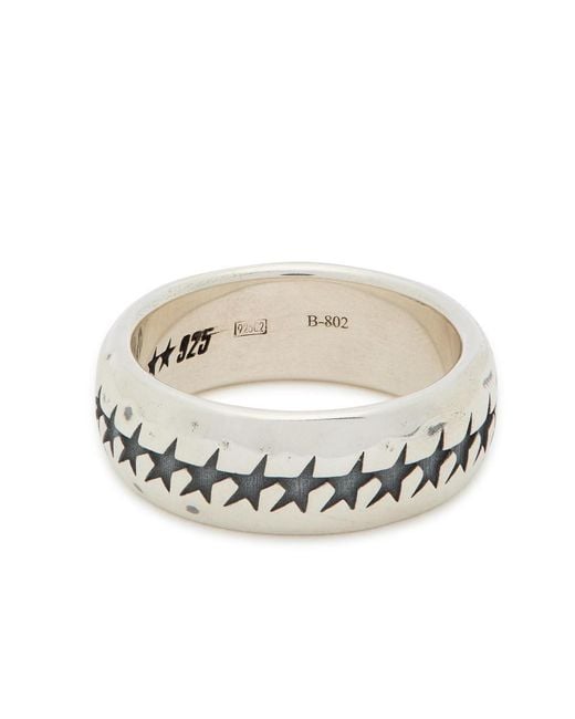 Twojeys White Icon Sterling-Plated Ring for men