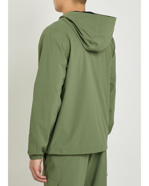 Rains Green Suva Hardshell Waterproof Jacket for men
