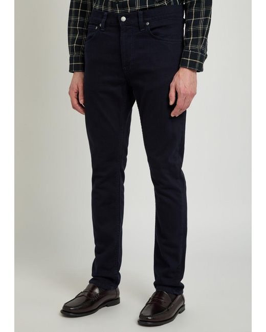 Nudie Jeans Blue Lean Dean Slim-Leg Jeans for men