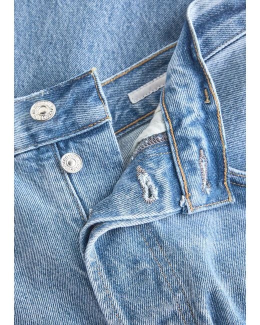 Citizens of Humanity Blue Ayla Wide-Leg Jeans