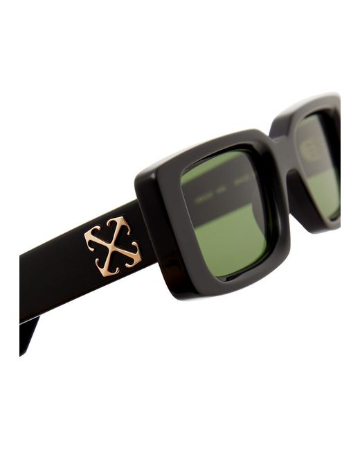 Off-White c/o Virgil Abloh Green Arthur Rectangle-frame Sunglasses for men