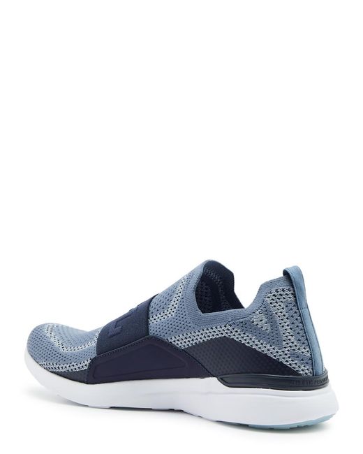 Athletic Propulsion Labs Blue Techloom Bliss Stretch-Knit Sneakers