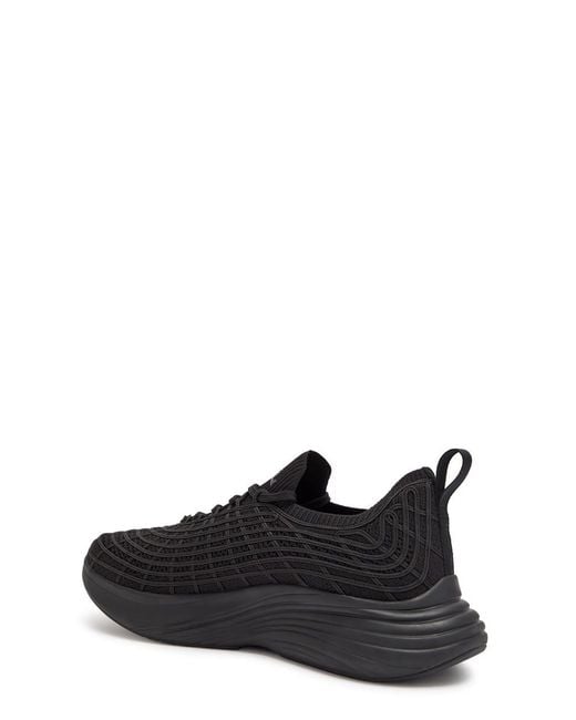 Athletic Propulsion Labs Black Techloom Zipline Knit Sneakers for men
