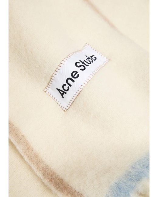 Acne Natural Valley Wool-Blend Scarf