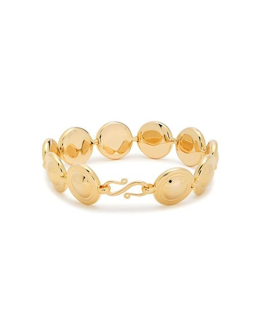LIE STUDIO White The Liv 18Kt-Plated Bracelet
