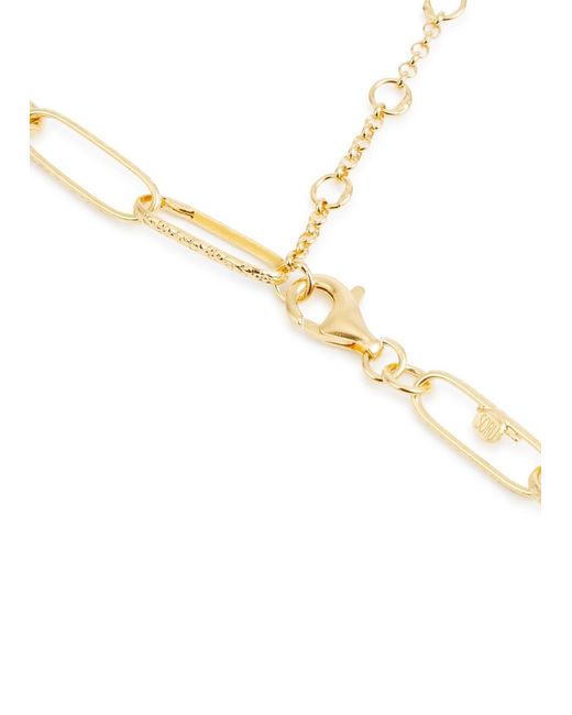 SORU Metallic Sicilian Heart 18kt -plated Chain Necklace