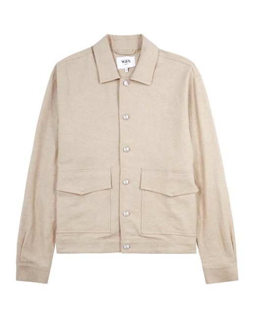 Wax London Natural Mitford Linen-blend Jacket for men