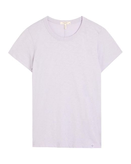 Rag & Bone Gray The Slub Cotton T-Shirt
