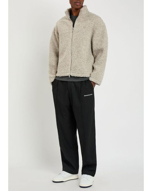 MKI Miyuki-Zoku Natural High-Neck Fleece Jacket for men