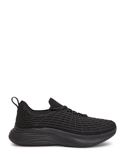 Athletic Propulsion Labs Black Techloom Zipline Knit Sneakers for men